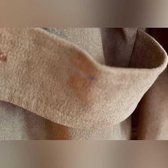 Notations Brown Blazer Size M Buttons Back Enhancements Faux Suede Classic Class - Picture 7 of 11